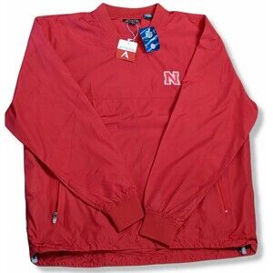 Nebraska Cornhuskers Jacket New Men's M Red Antigua National Lightweight 522105
